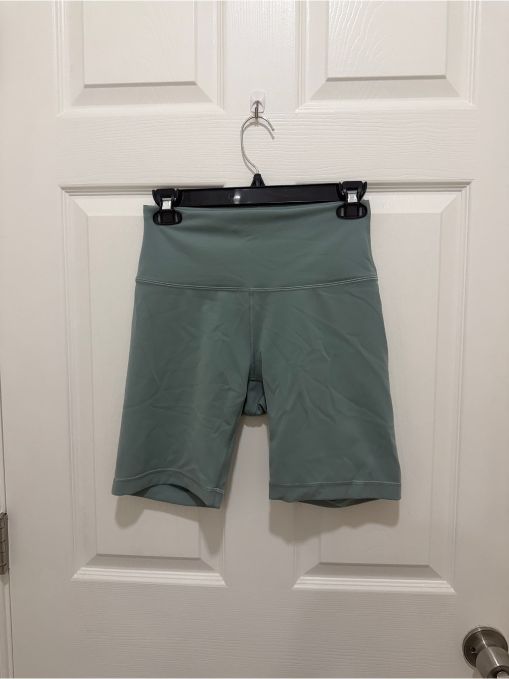 Like New Lululemon High-Rise Sage Green Women's Active Shorts